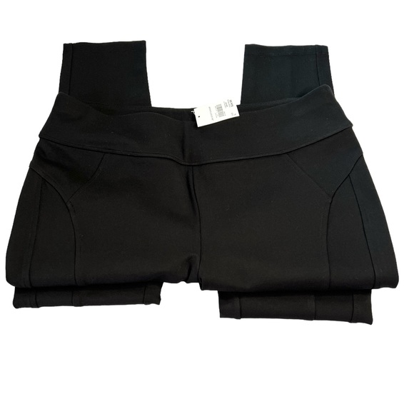 Cato pull on black pants Rayon Nylon Spandex Large NWT - Picture 2 of 6